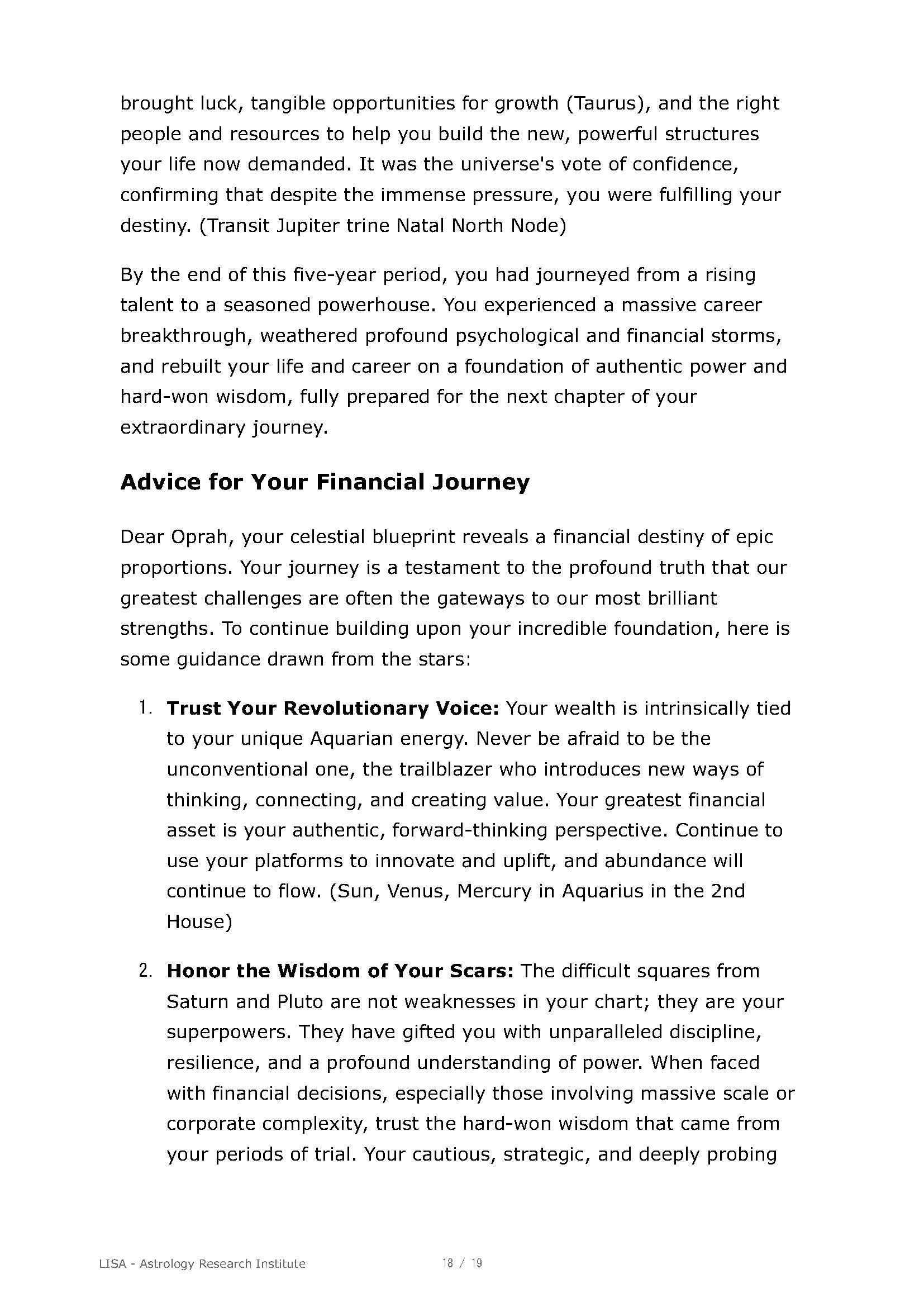 Money Reading Sample 3